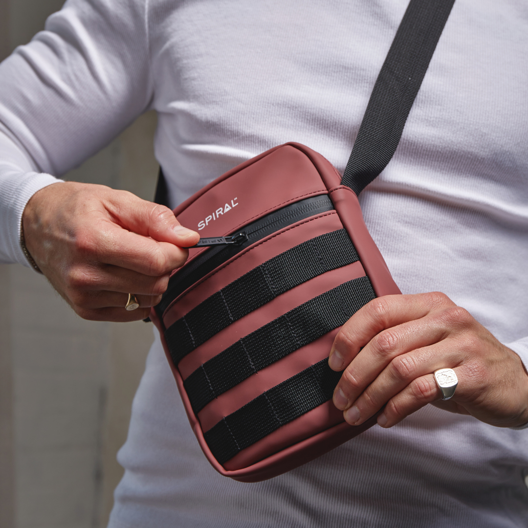Burgundy Scout Shoulder Bag