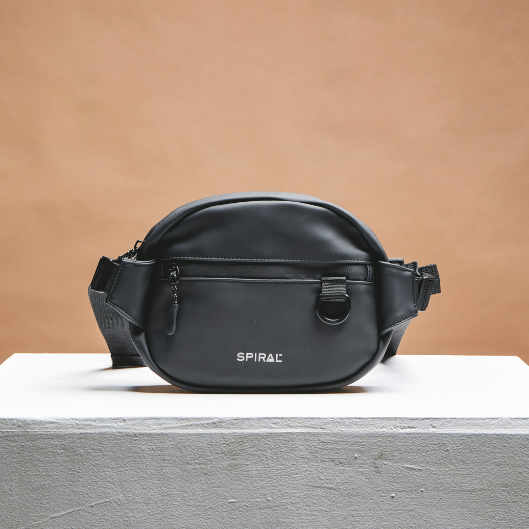 Black Explorer Crossbody Bag