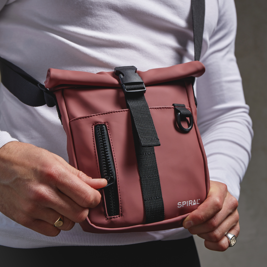 Burgundy Transporter Deluxe Shoulder Bag